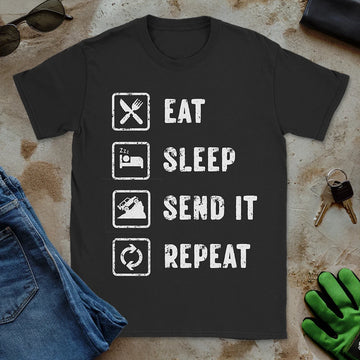 Eat Sleep Send It Tee