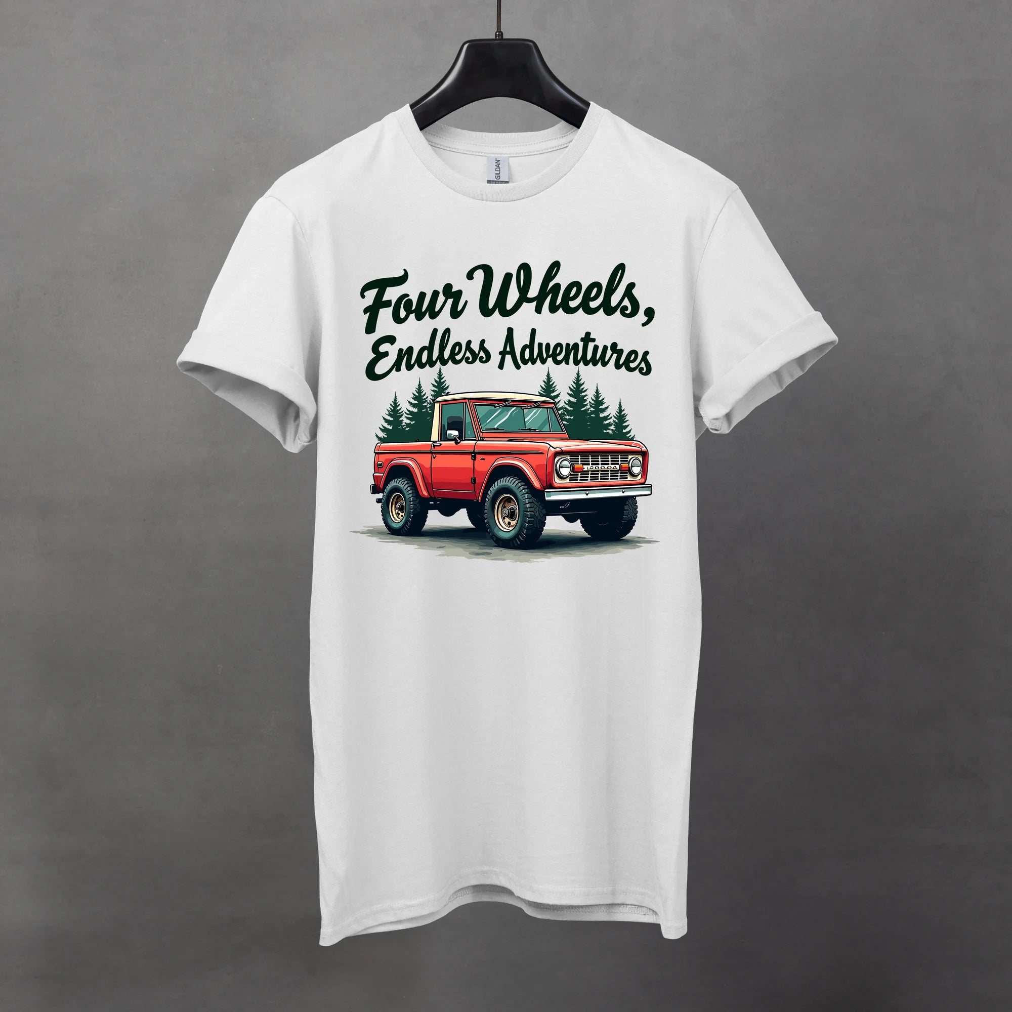 Four Wheels Adventure Tee