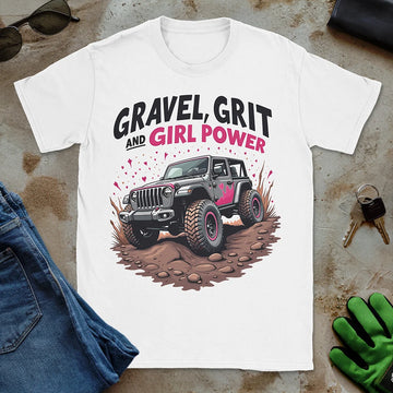 Gravel, Grit & Girl Power Tee