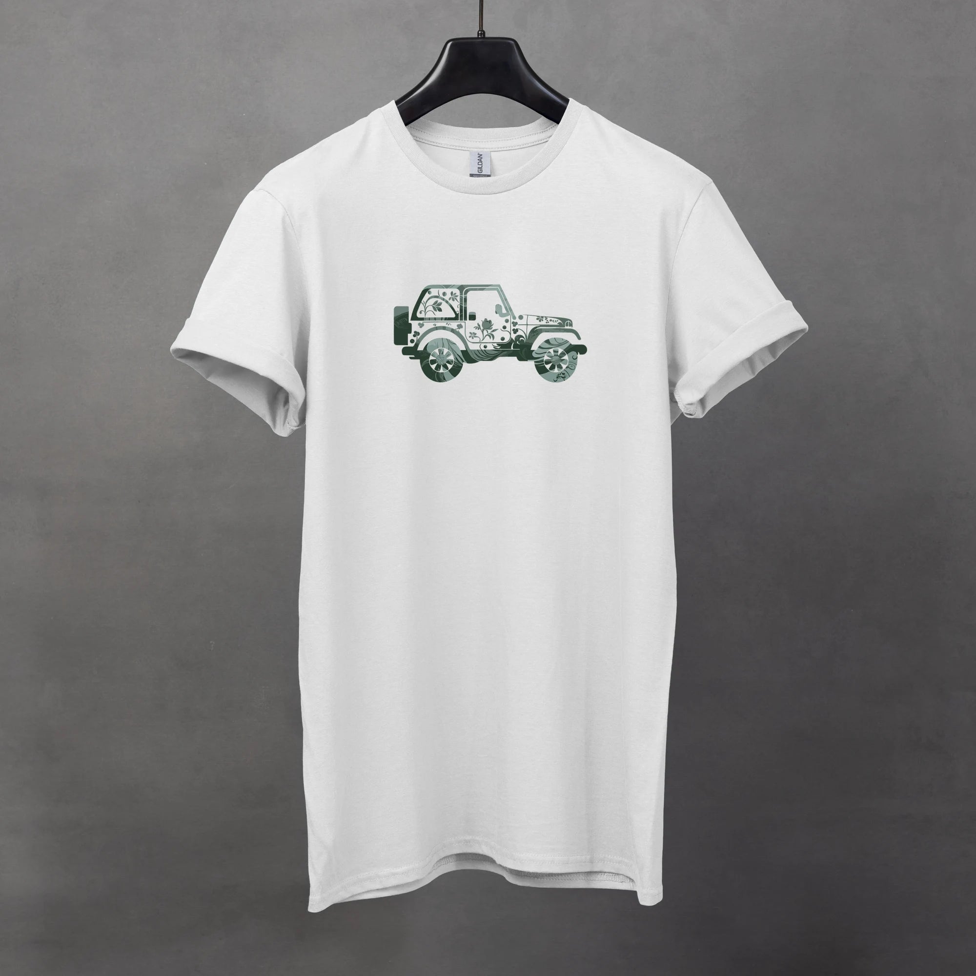 Floral Jeep Tee
