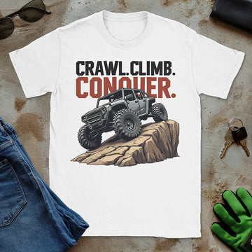 Crawl Climb Conquer Tee