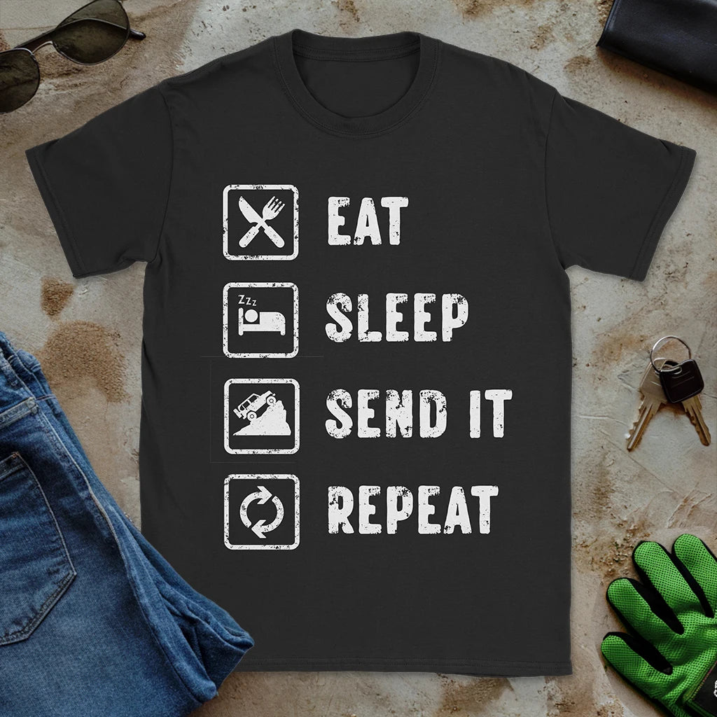 Eat Sleep Send It Tee